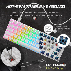 Royal Kludge BT / TypeC / 2.4G Mechanical keyboard RK61