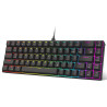 RK ROYAL KLUDGE RK68 有線 65% 機械鍵盤RGB 背光 60% 68 鍵遊戲鍵盤 可熱插拔鍵盤 黑色