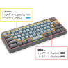 Filco Majestouch MINILA-R Convertible [MX Switch / US / Sky Gray]