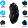 Logitech G903 LIGHTSPEED Wireless Gaming Mouse Hero Sensor