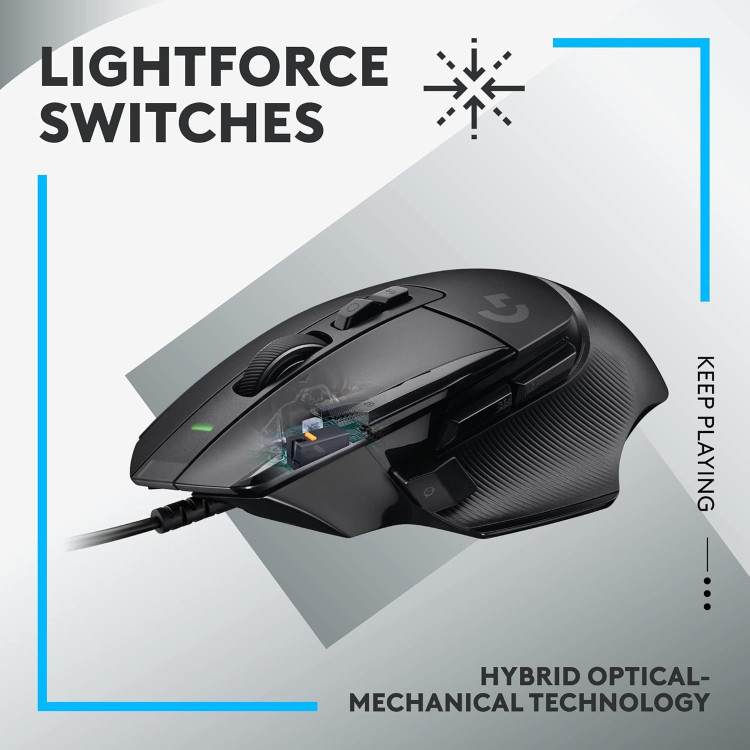 Logitech G502X gaming mouse