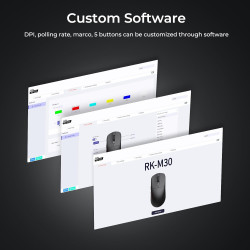 RK ROYAL KLUDGE RK M30 Wireless Gaming Mouse